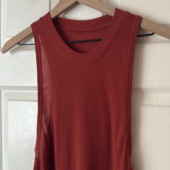 Alo Everyday Tank Top Ribbed Red size small - Picture 2 of 5